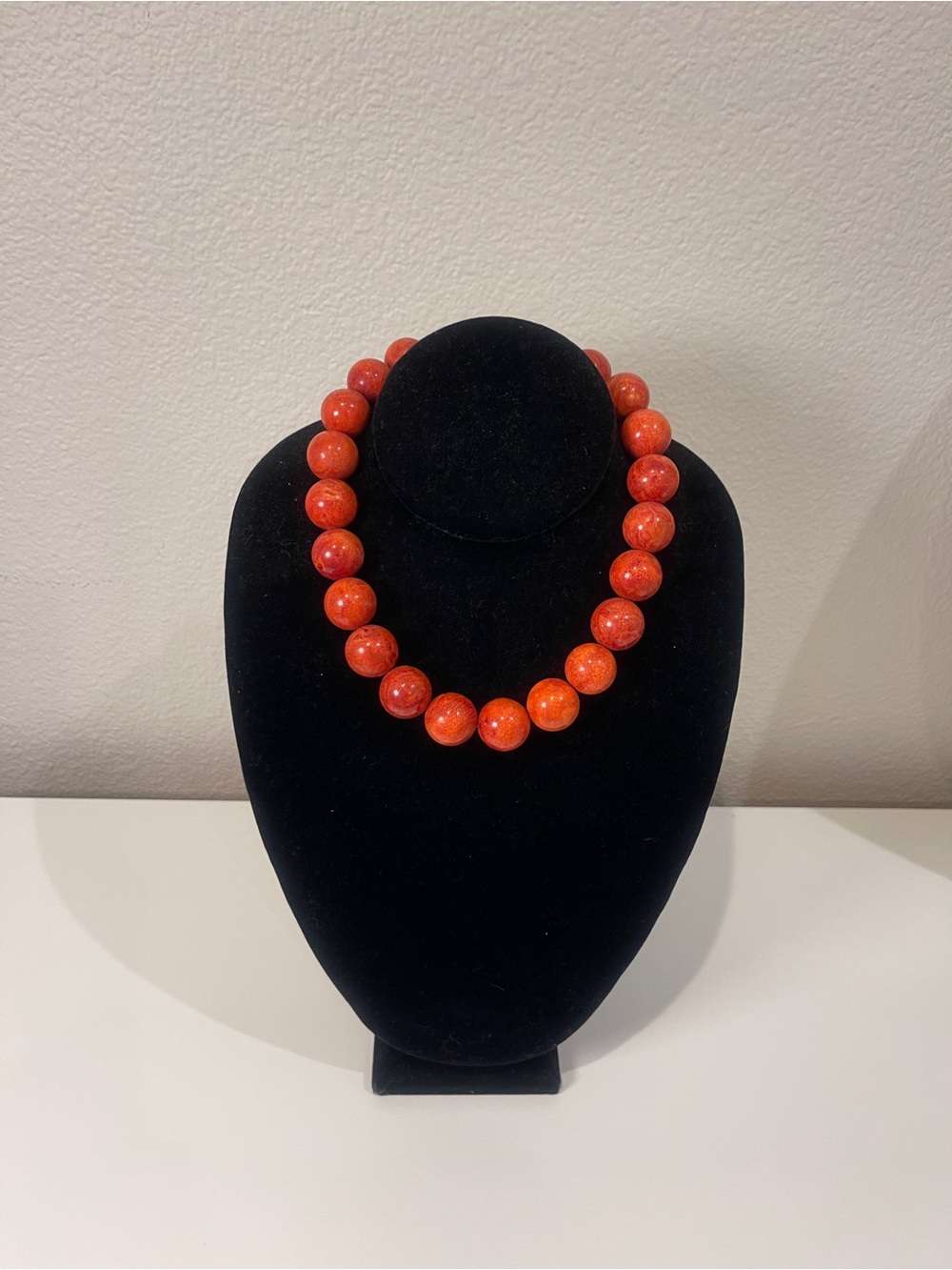 Chunky Red-Jasper Beaded Necklace - Women's Statement Jewelry